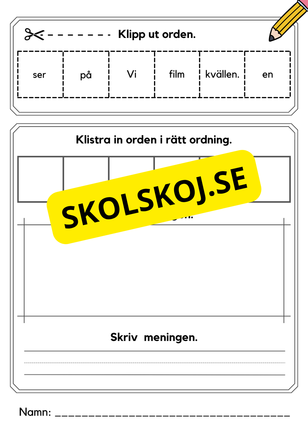 Bilda mening (20 sidor)