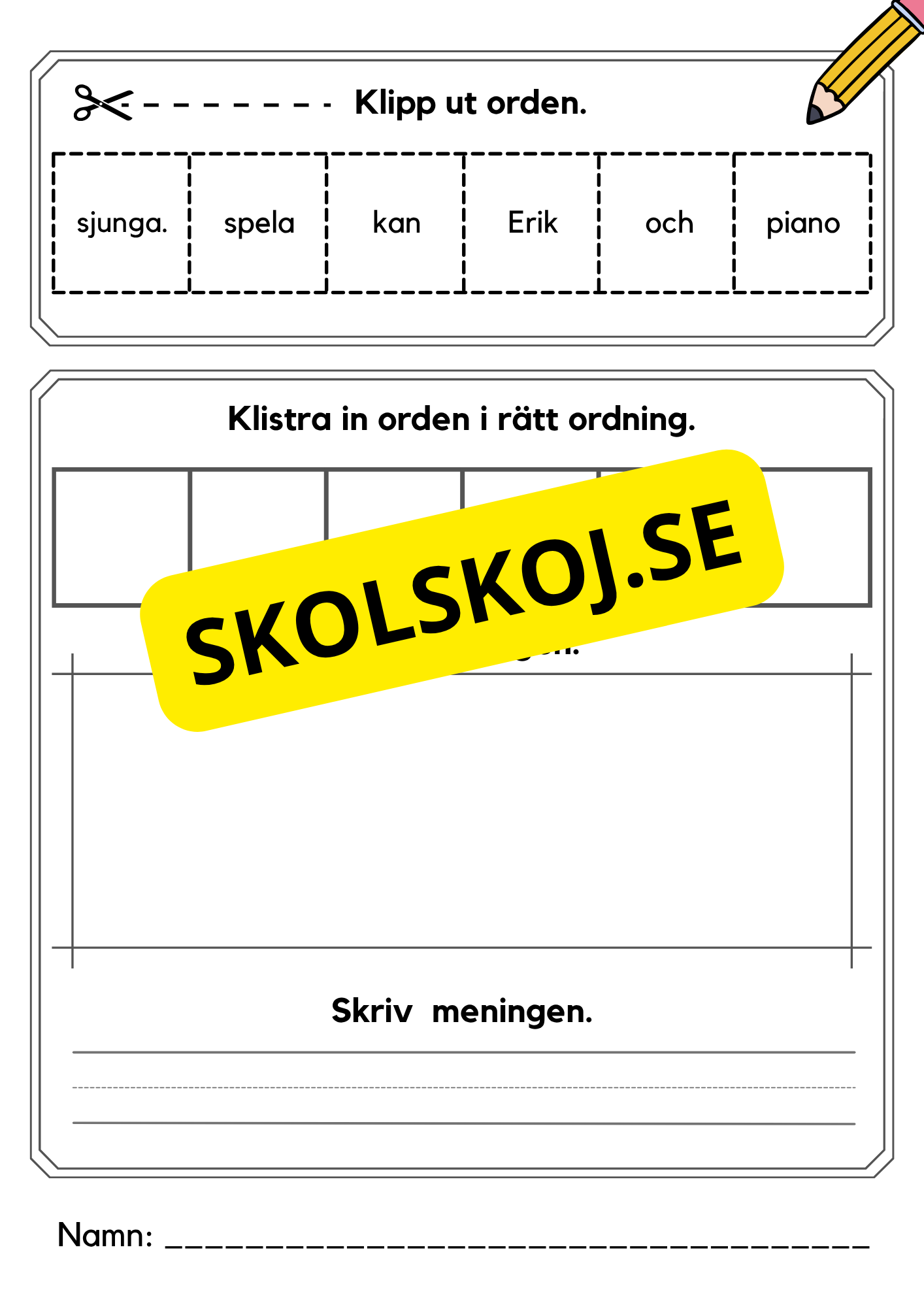 Bilda mening (20 sidor)
