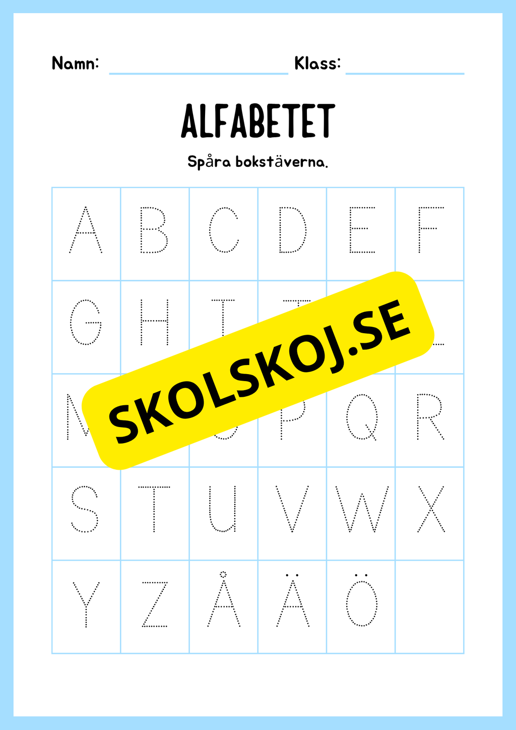 Blandade uppgifter - Förskoleklass- Årskurs 1