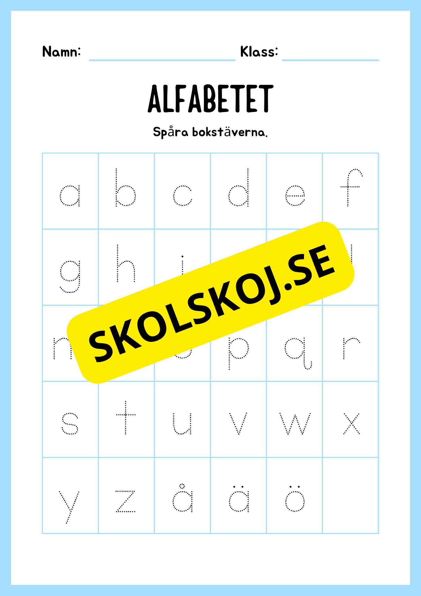 Blandade uppgifter - Förskoleklass- Årskurs 1