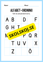 Blandade uppgifter - Förskoleklass- Årskurs 1