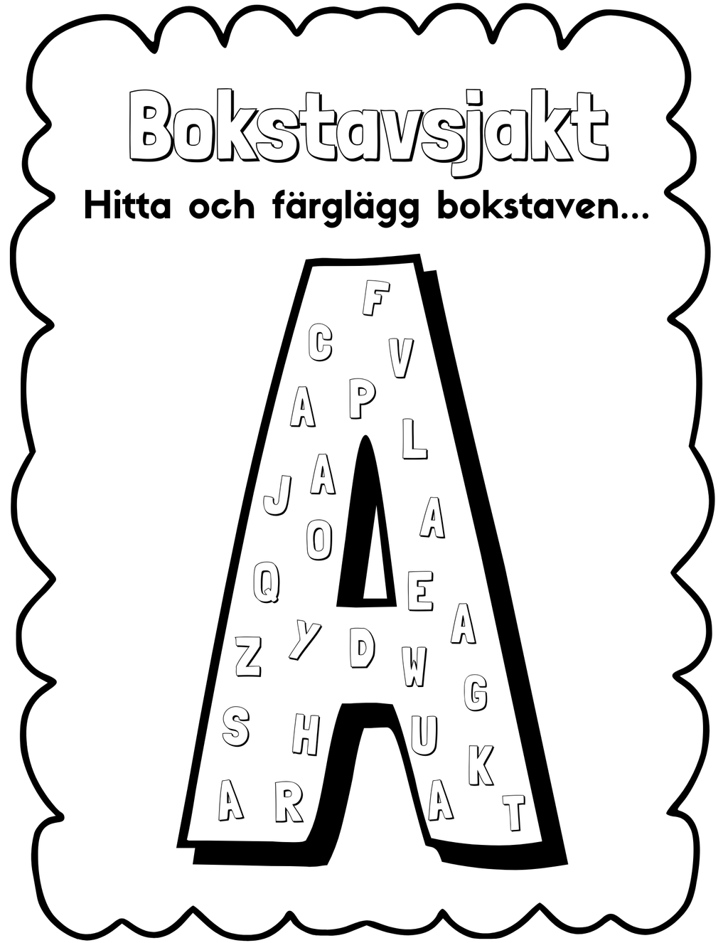 Bokstavsjakt