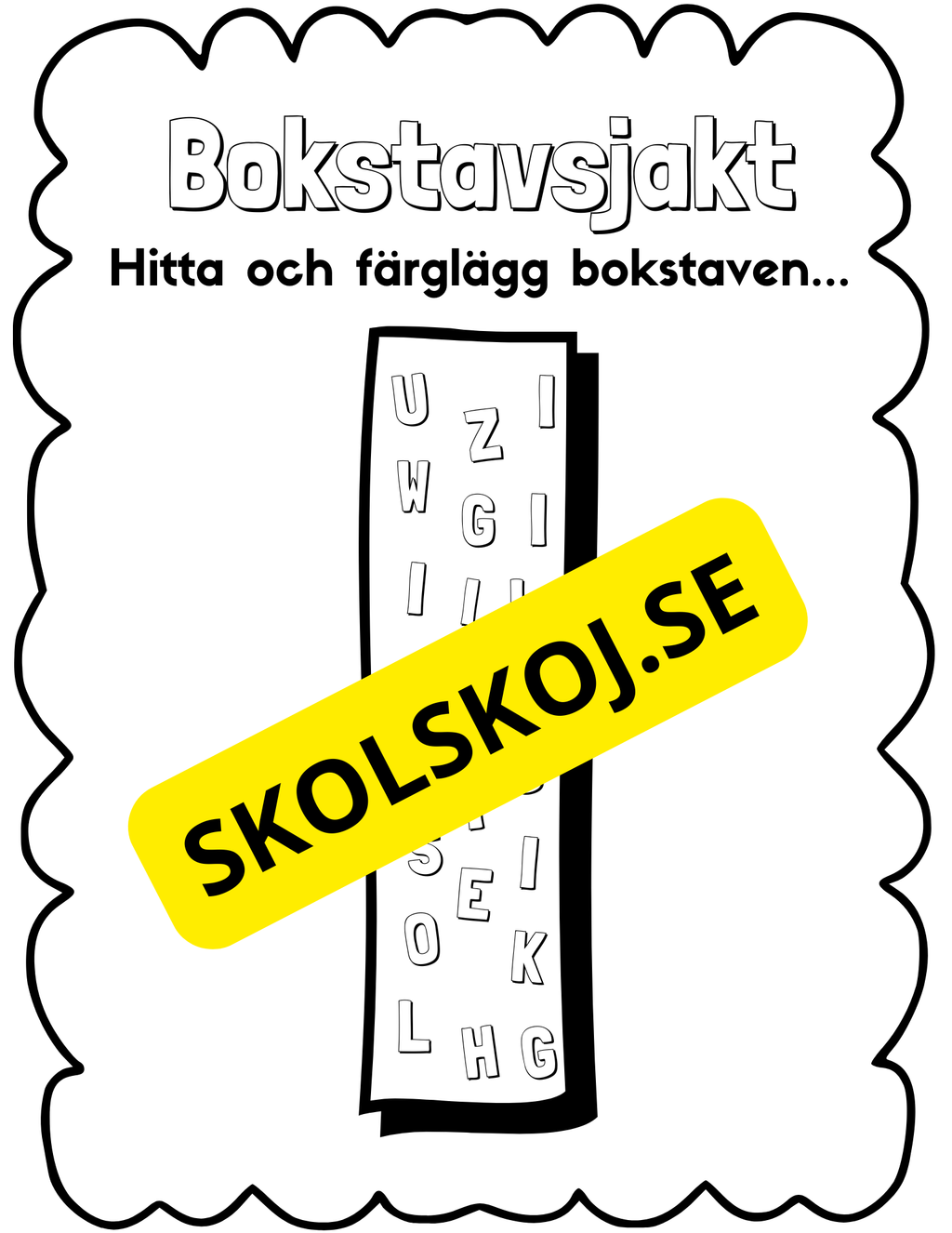 Bokstavsjakt