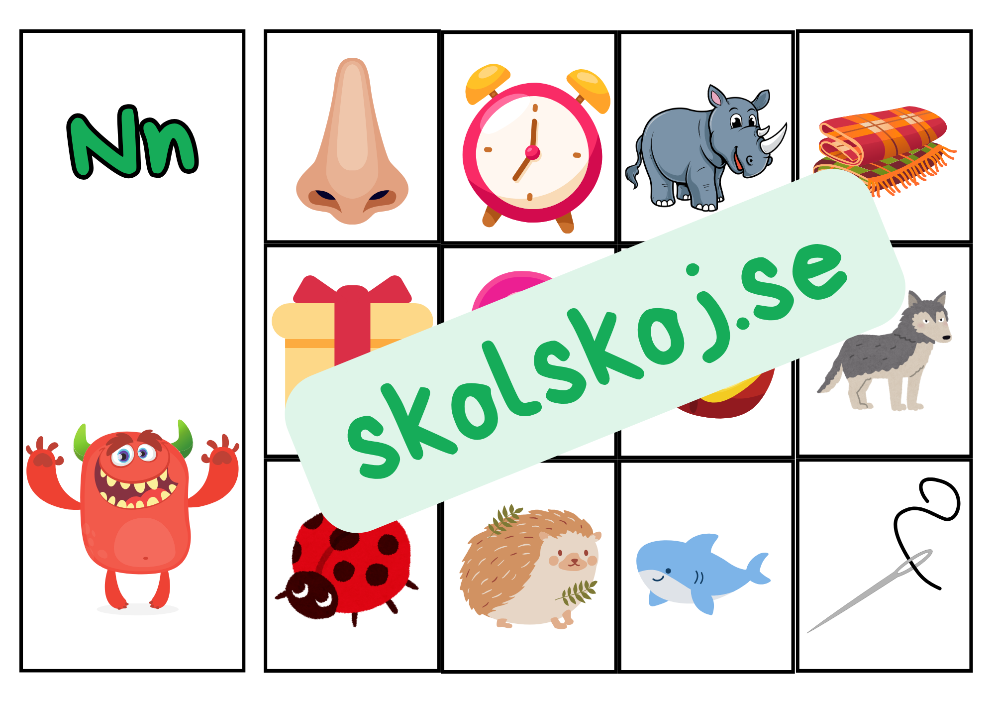 Bokstavsmattor