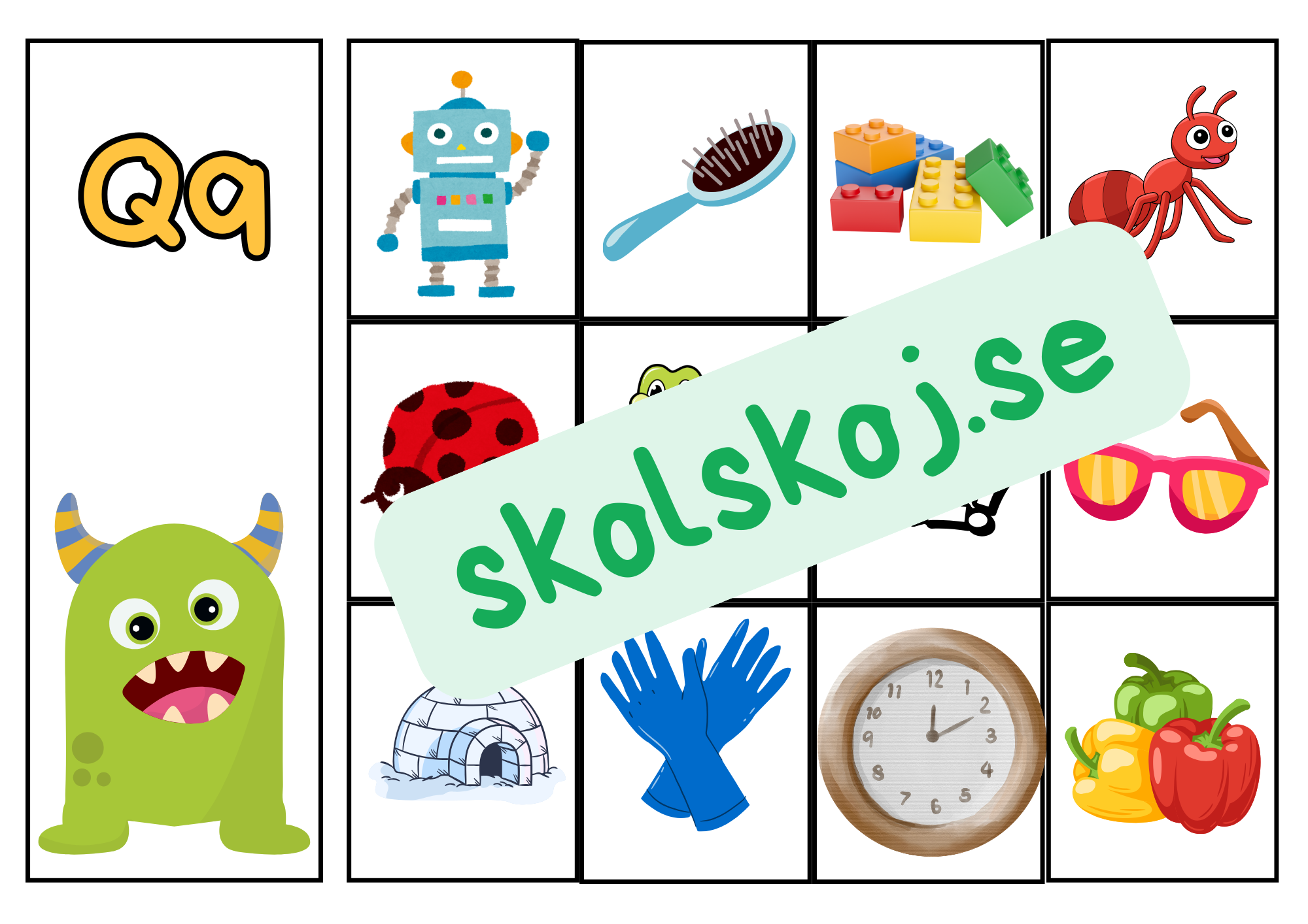 Bokstavsmattor