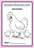 Bondgårdsdjur - Aktivitetsbok