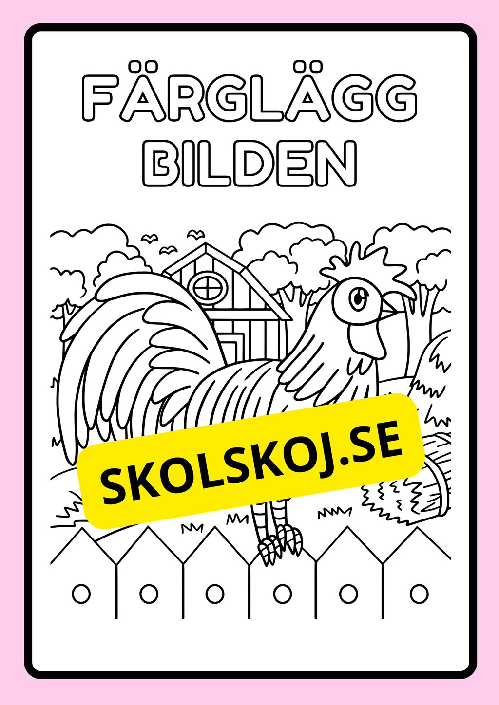 Bondgårdsdjur - Aktivitetsbok