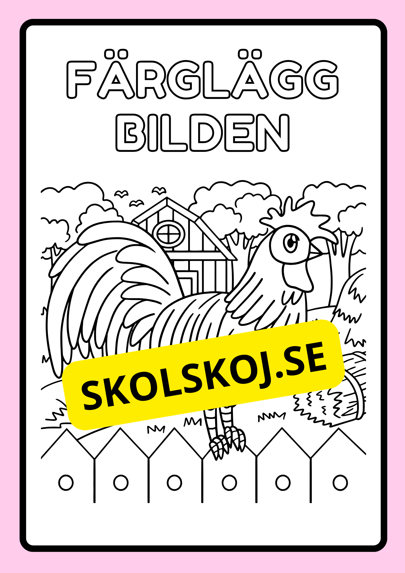Bondgårdsdjur - Aktivitetsbok