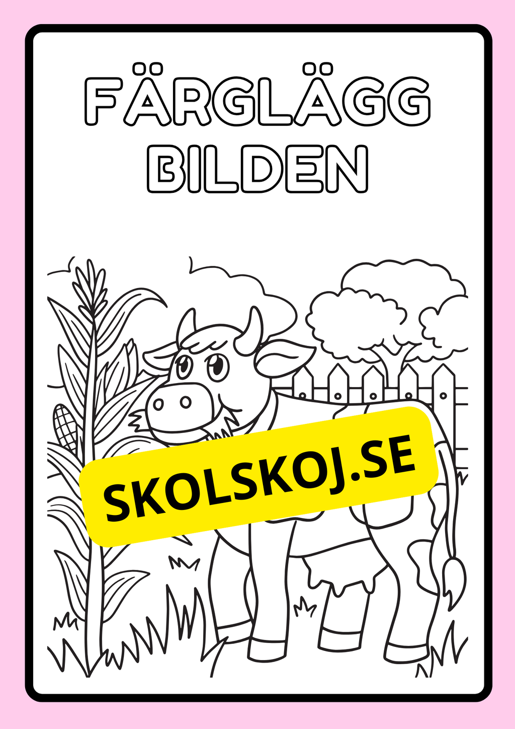 Bondgårdsdjur - Aktivitetsbok