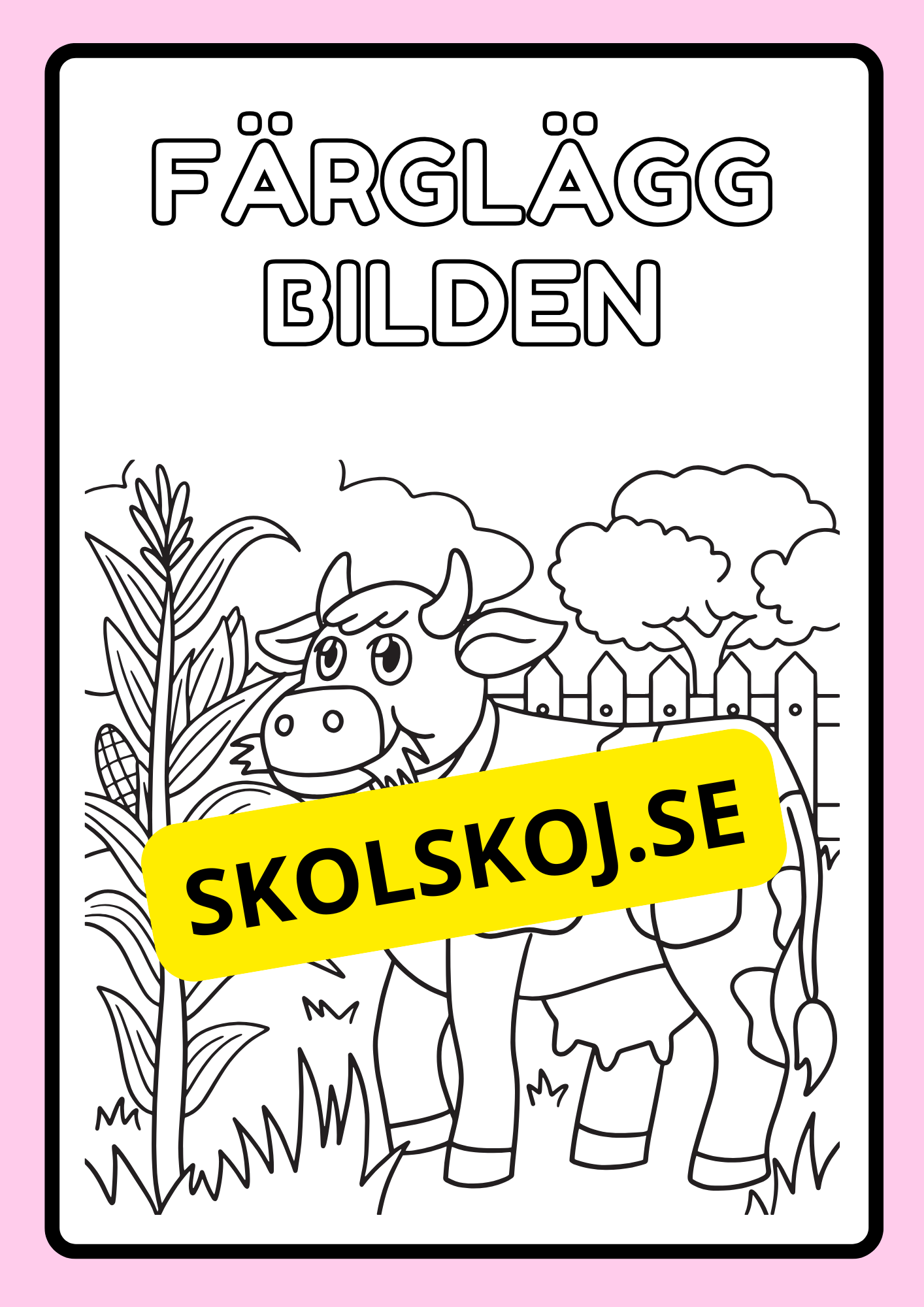 Bondgårdsdjur - Aktivitetsbok
