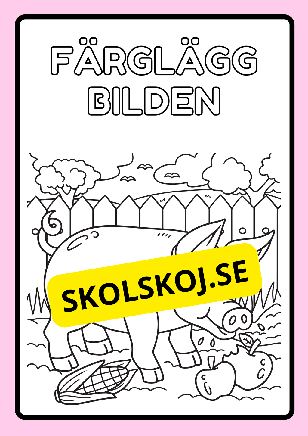 Bondgårdsdjur - Aktivitetsbok