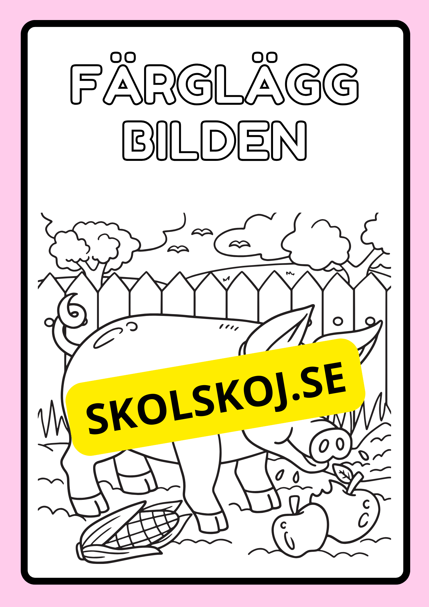 Bondgårdsdjur - Aktivitetsbok