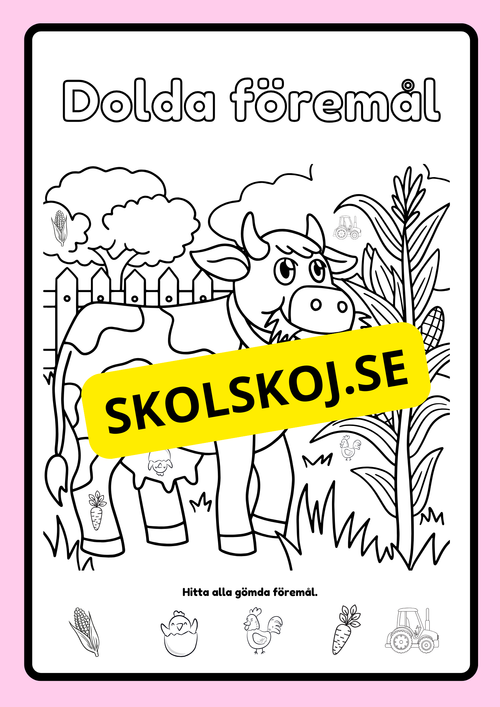 Bondgårdsdjur - Aktivitetsbok