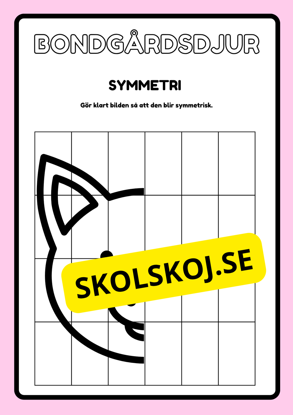 Bondgårdsdjur - Aktivitetsbok