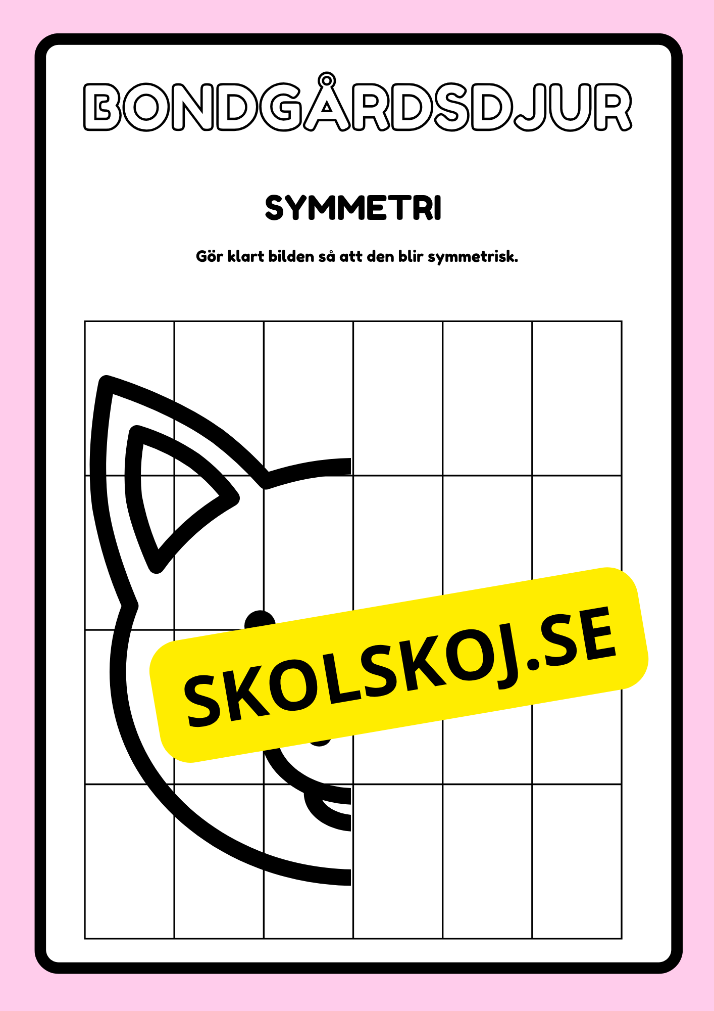 Bondgårdsdjur - Aktivitetsbok