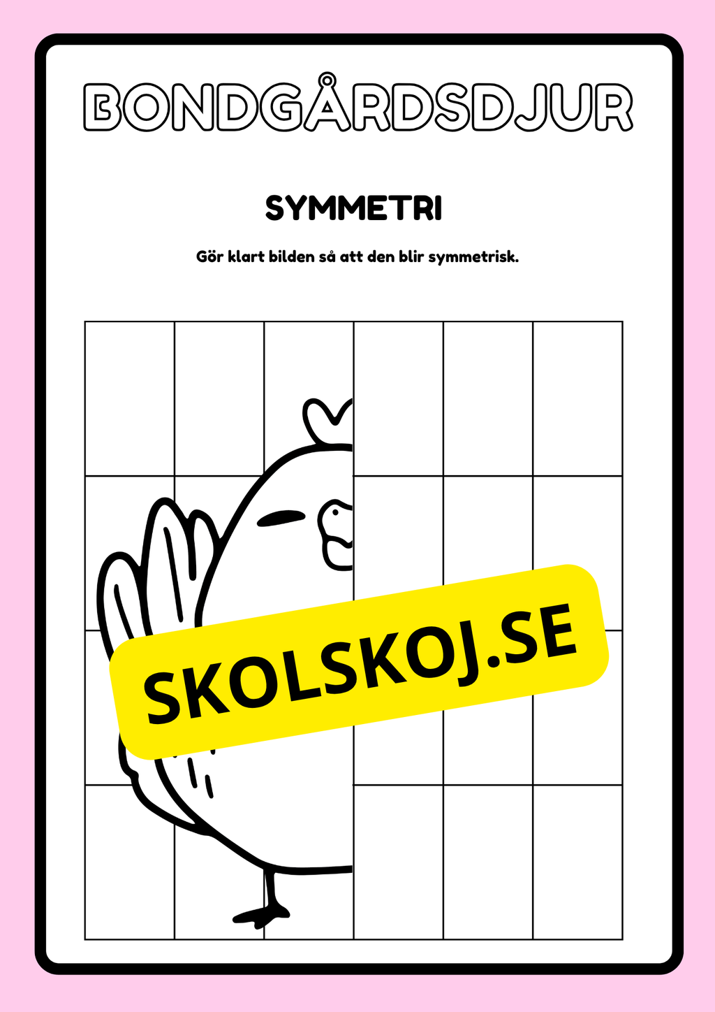 Bondgårdsdjur - Aktivitetsbok