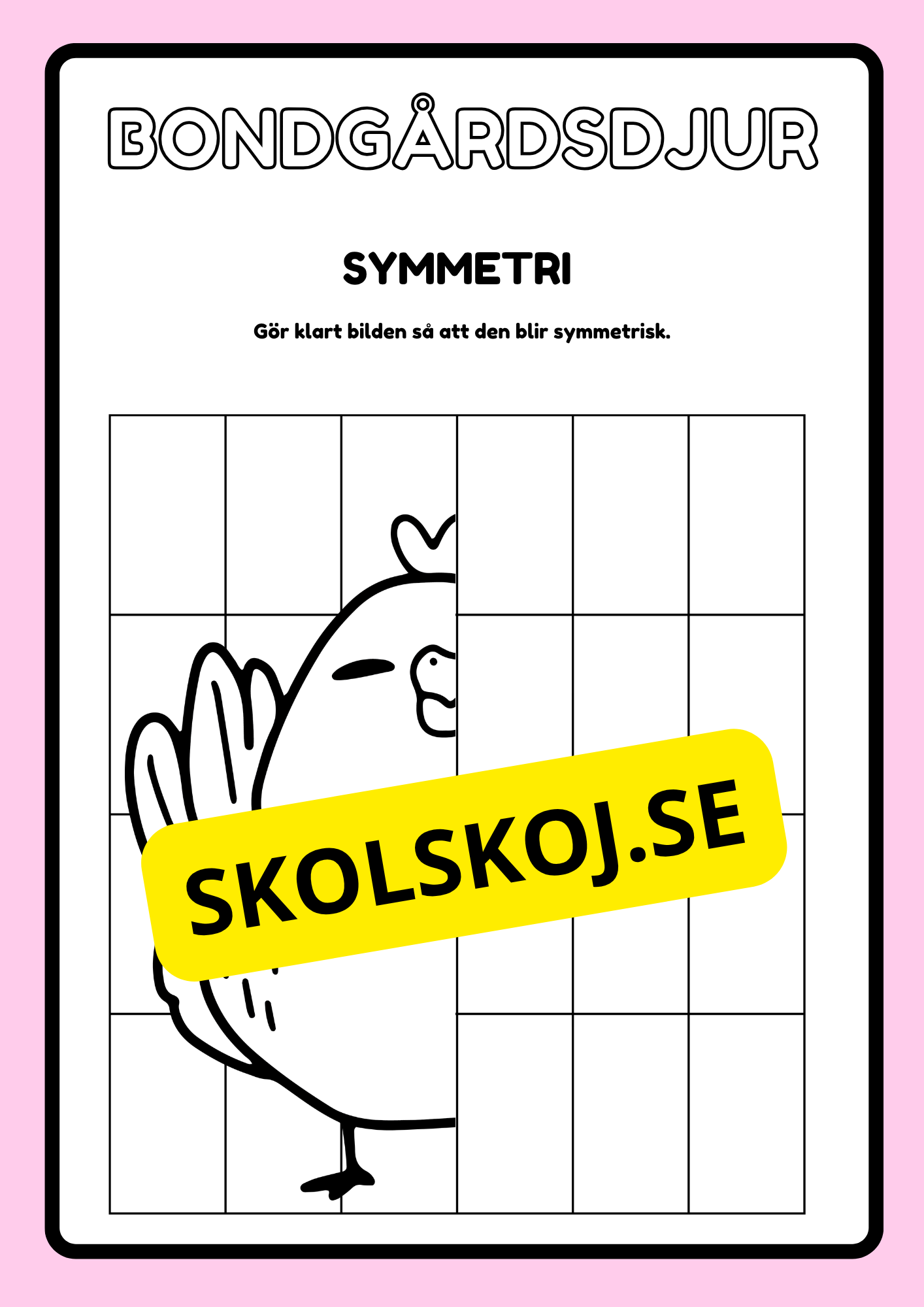 Bondgårdsdjur - Aktivitetsbok