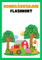 Bondgårdsdjur - Flashkort