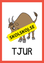 Bondgårdsdjur - Flashkort