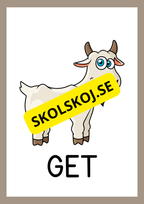 Bondgårdsdjur - Flashkort