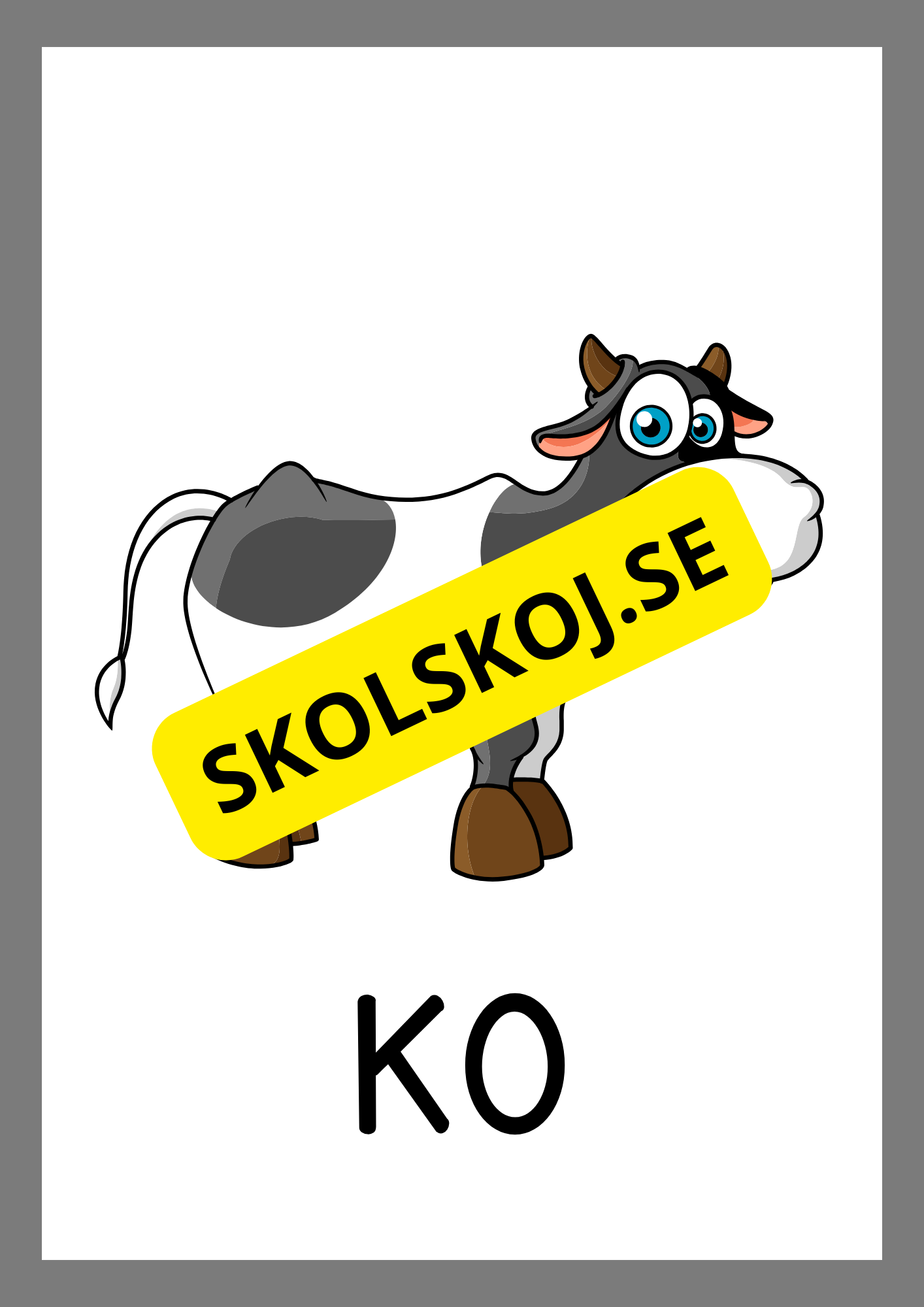 Bondgårdsdjur - Flashkort