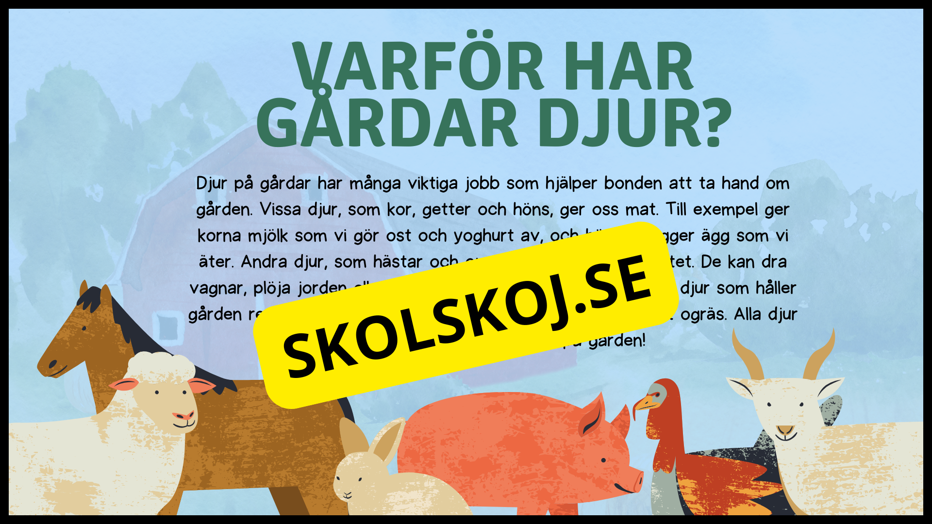 Bondgårdsdjur