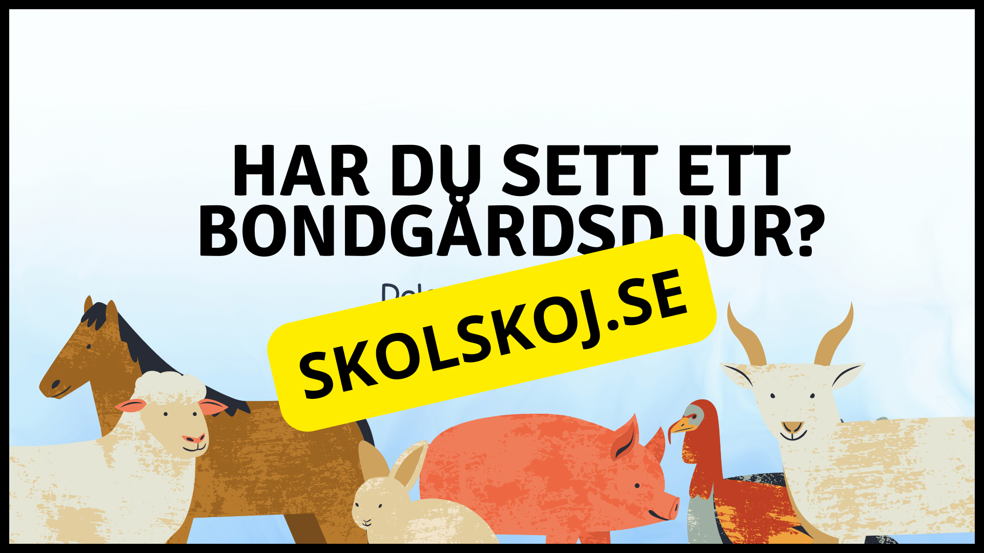 Bondgårdsdjur
