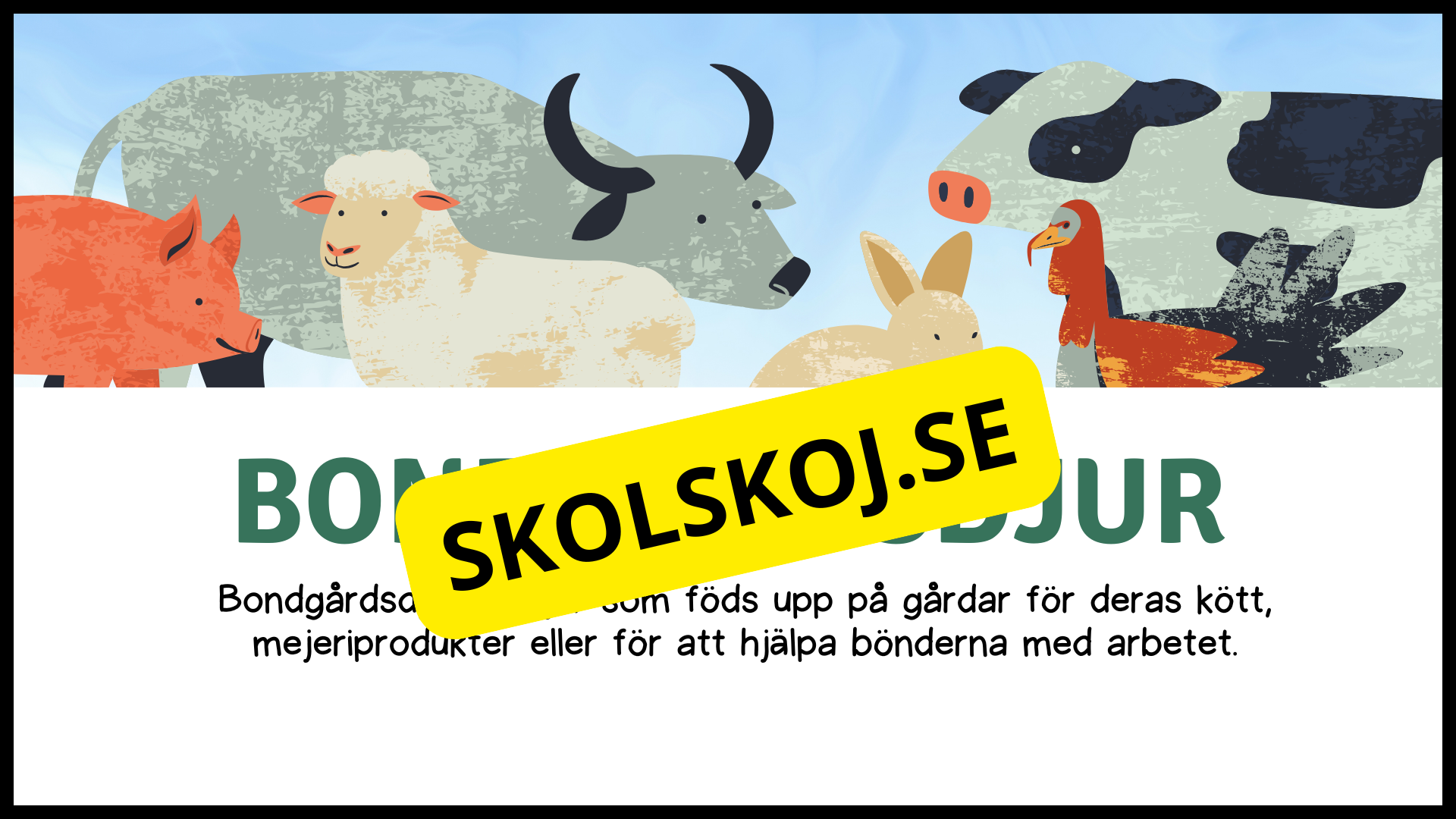 Bondgårdsdjur