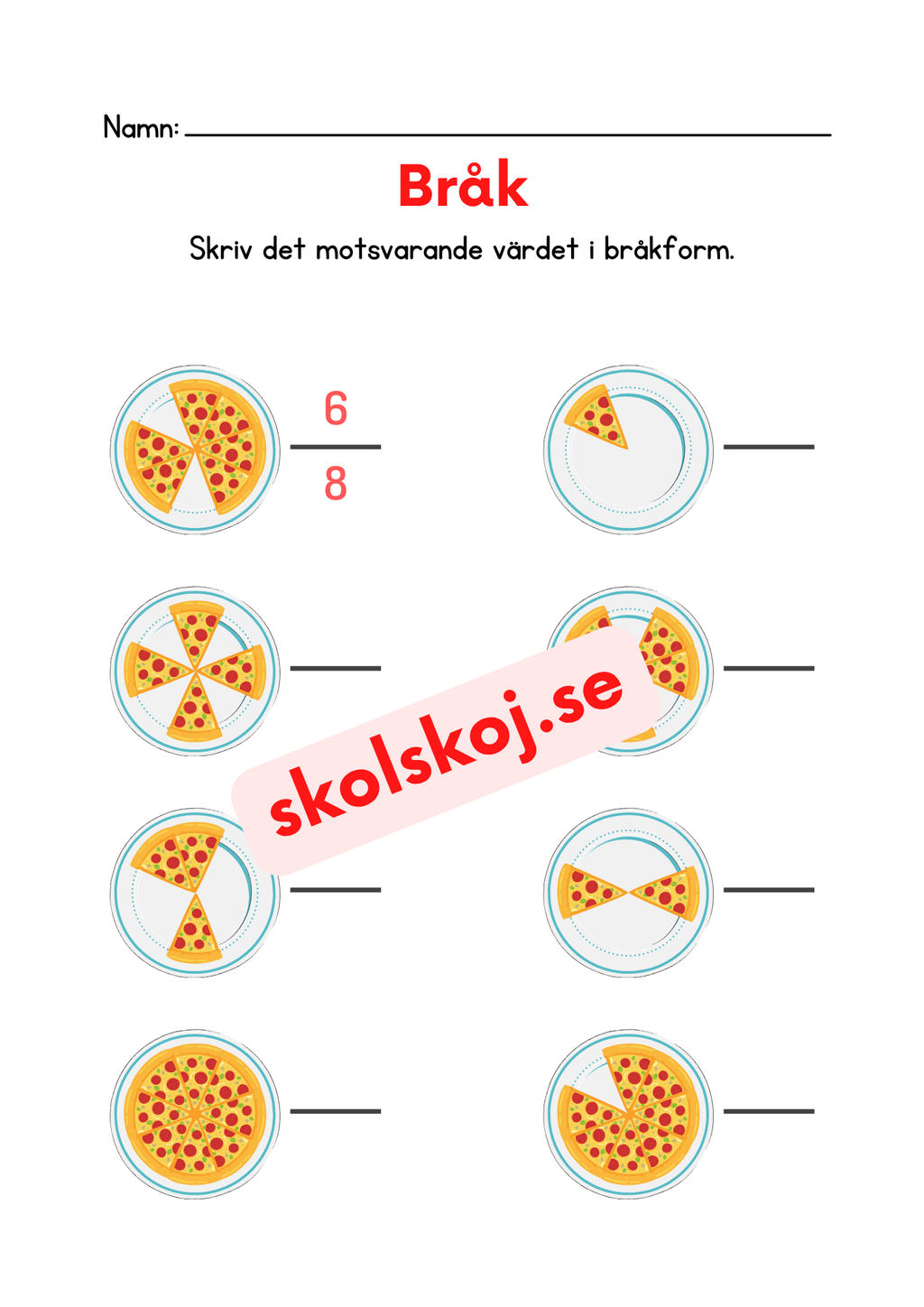 Bråkhäfte - 10 sidor