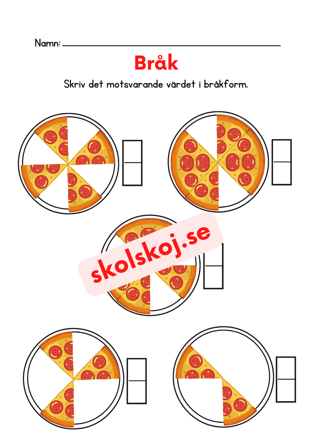 Bråkhäfte - 10 sidor