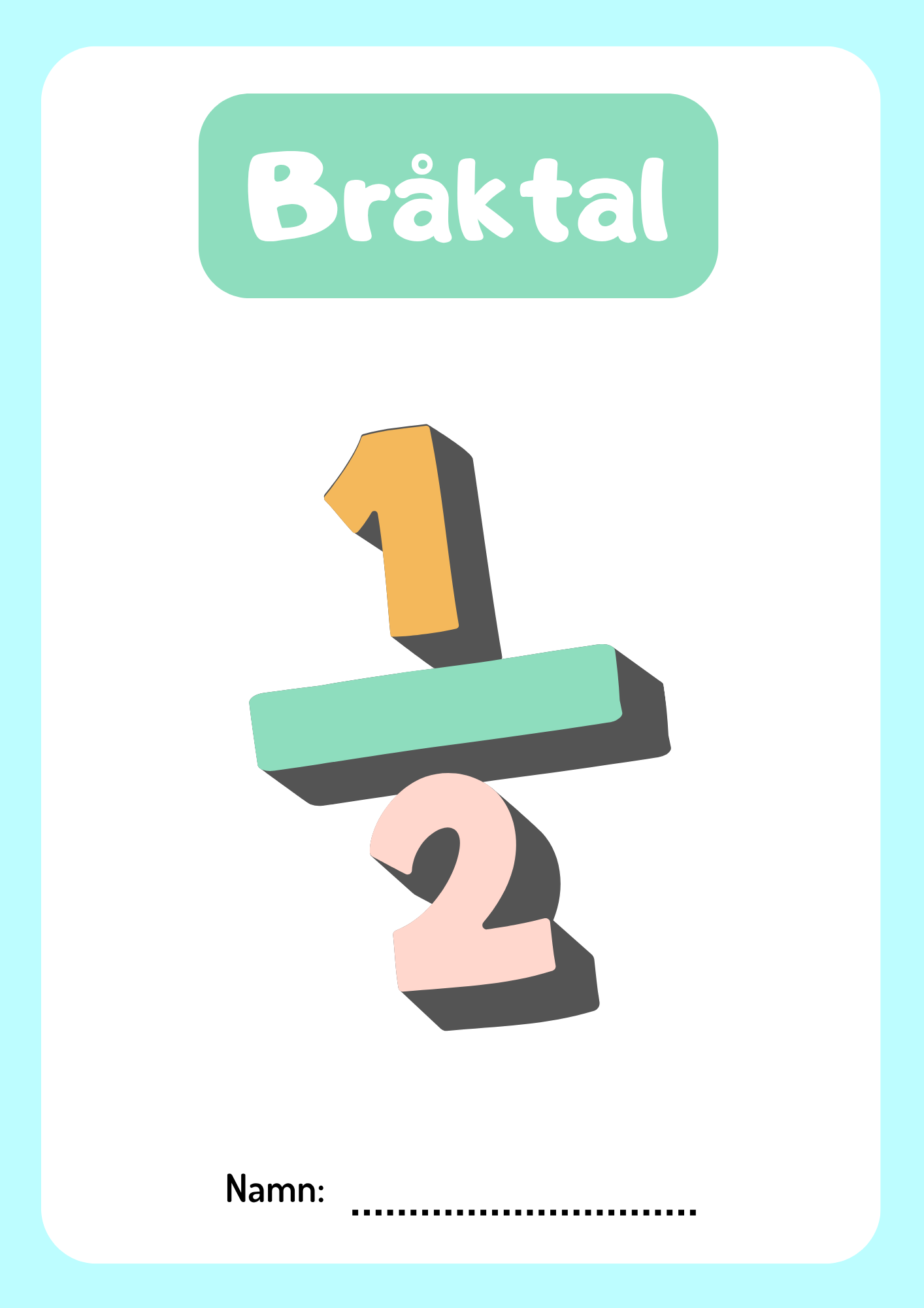 Bråktal