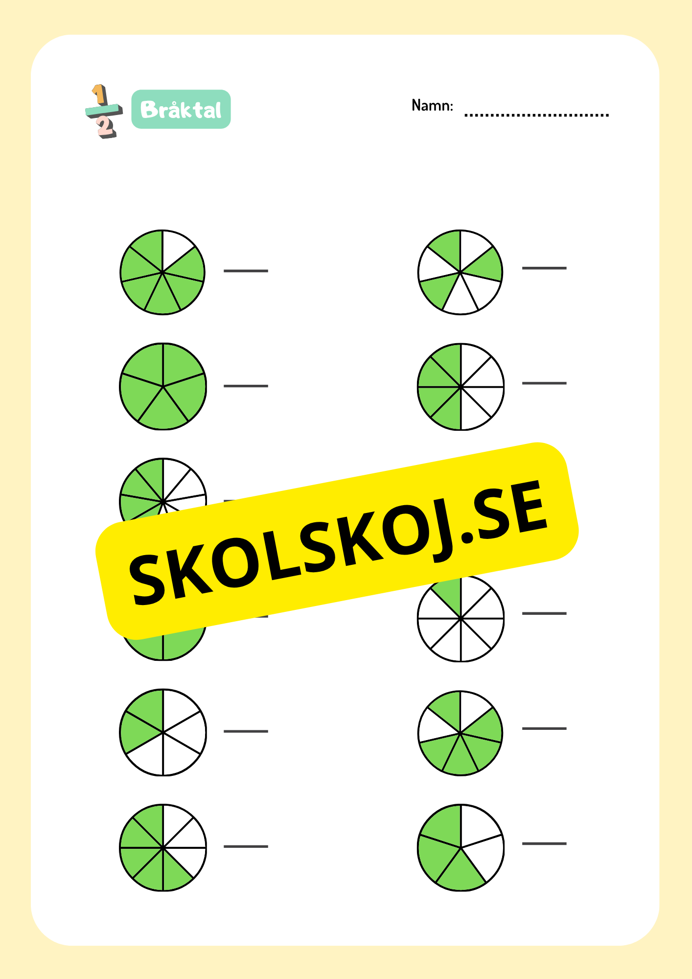 Bråktal