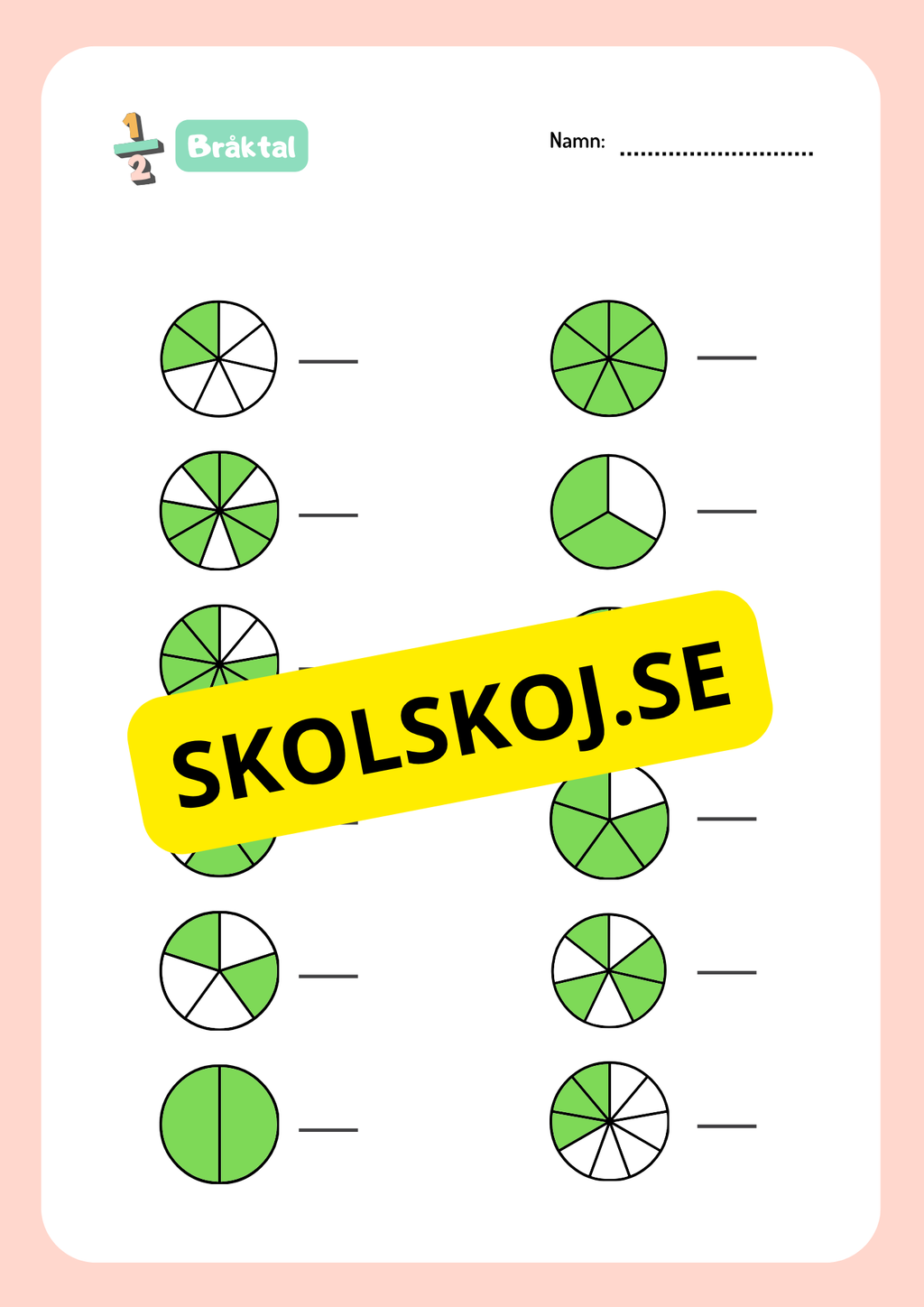 Bråktal