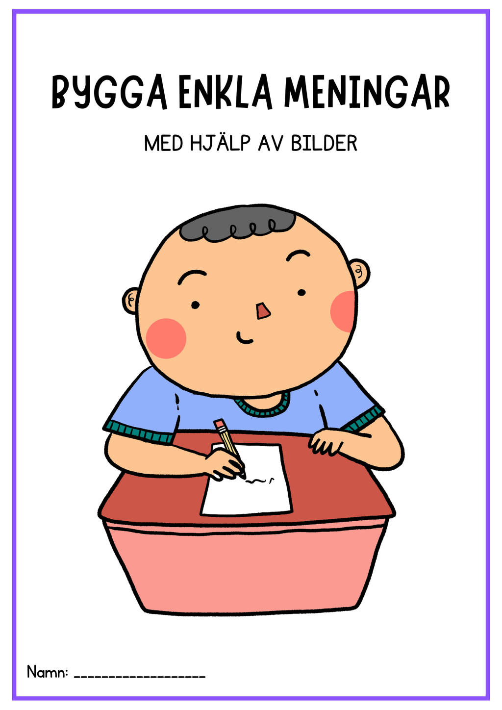 Bygga meningar med hjälp av bilder