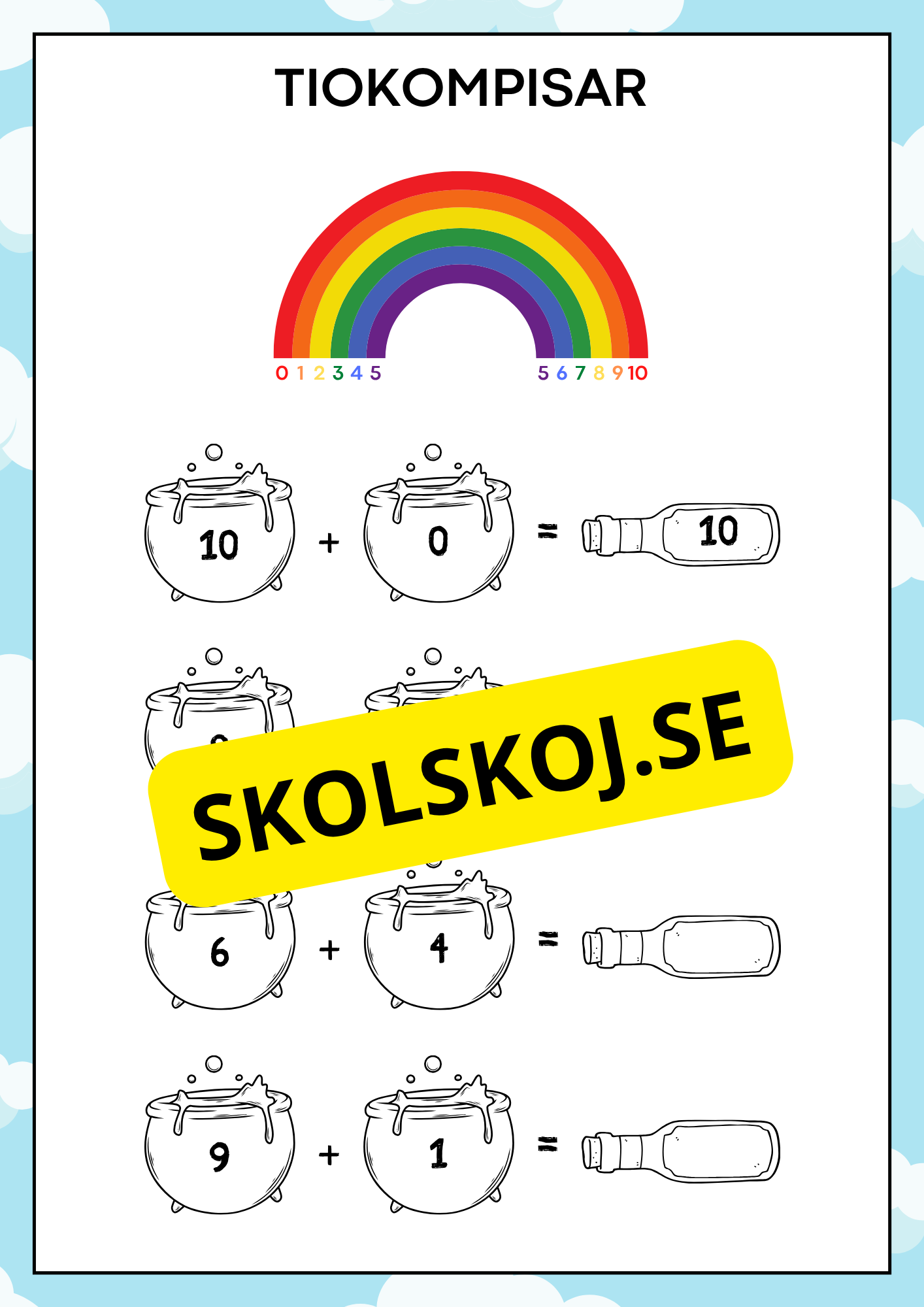 Tiokompisar - Häfte