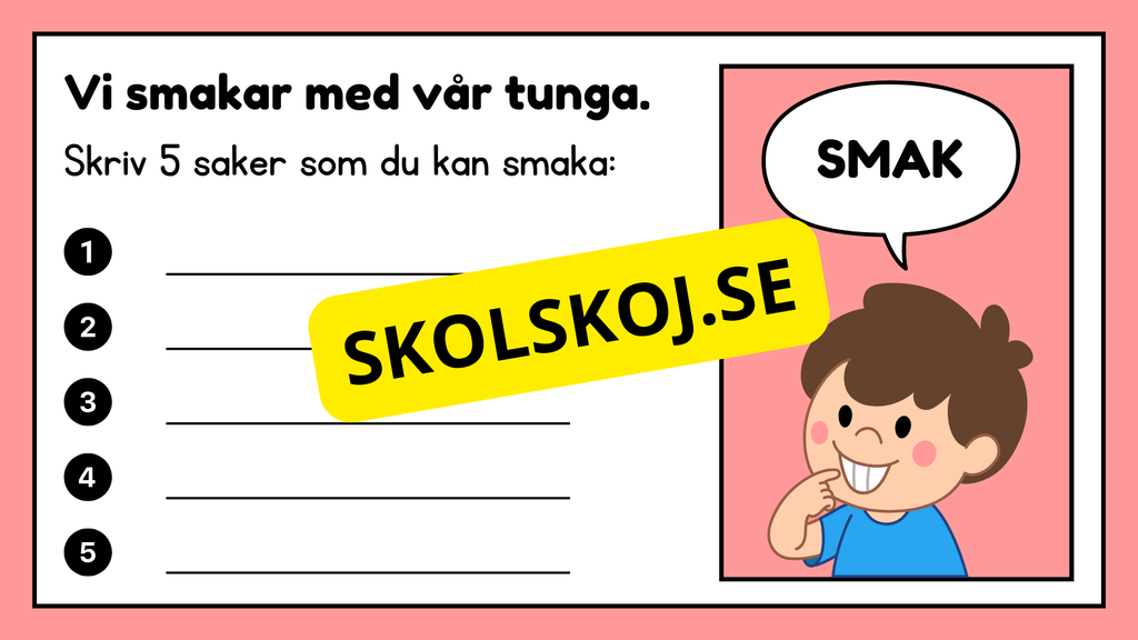 De fem sinnena - Häfte