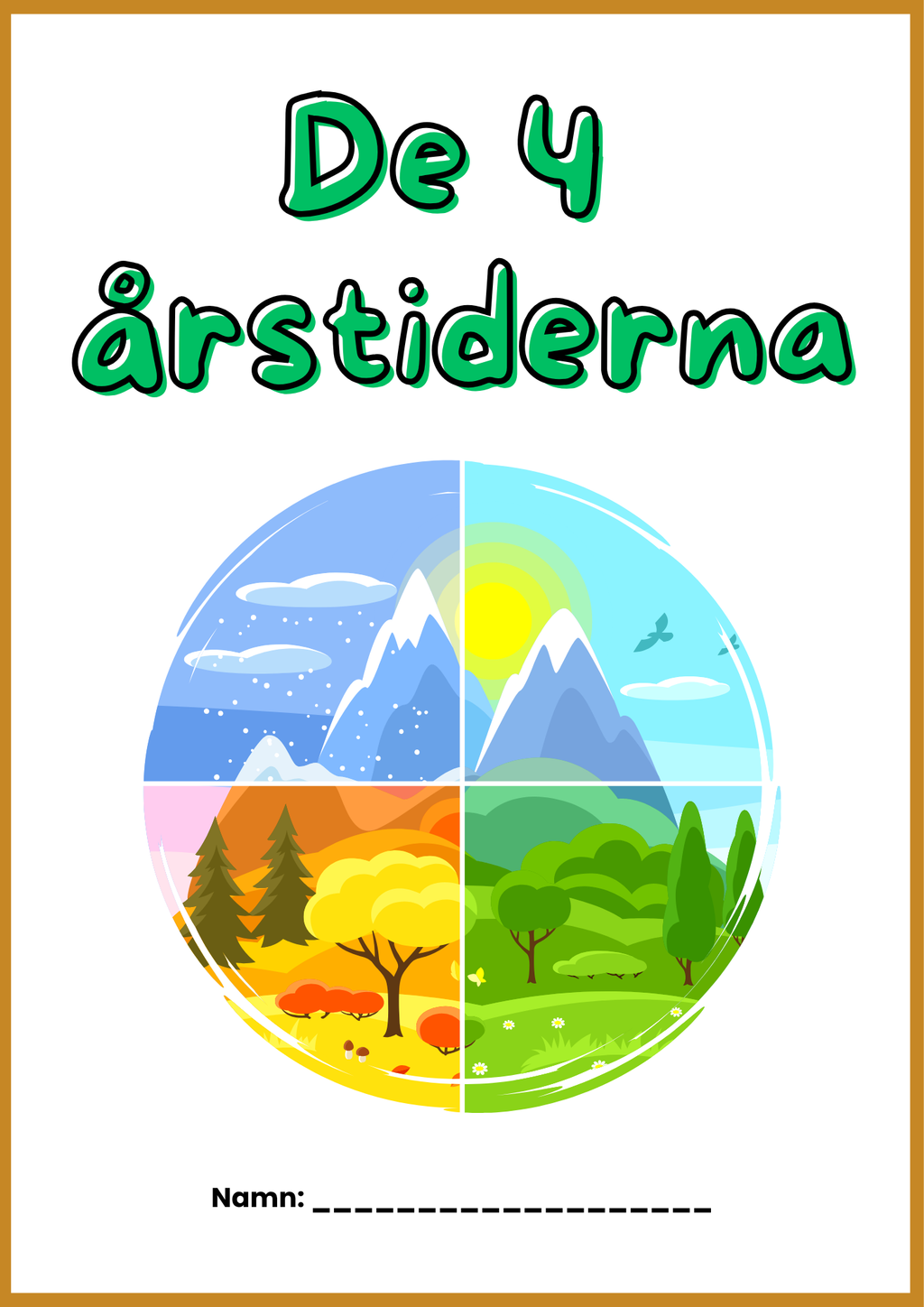 De fyra årstiderna - Blandade uppgifter