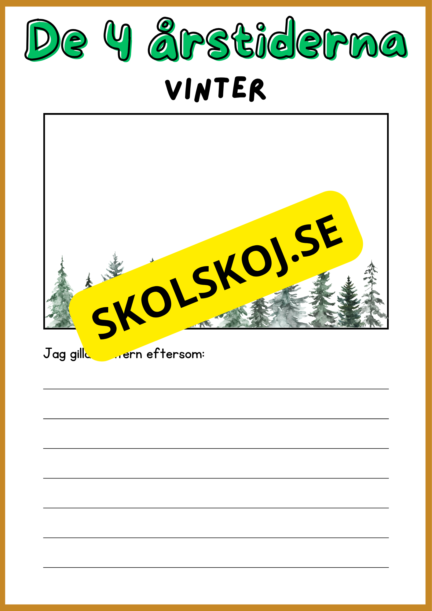De fyra årstiderna - Blandade uppgifter