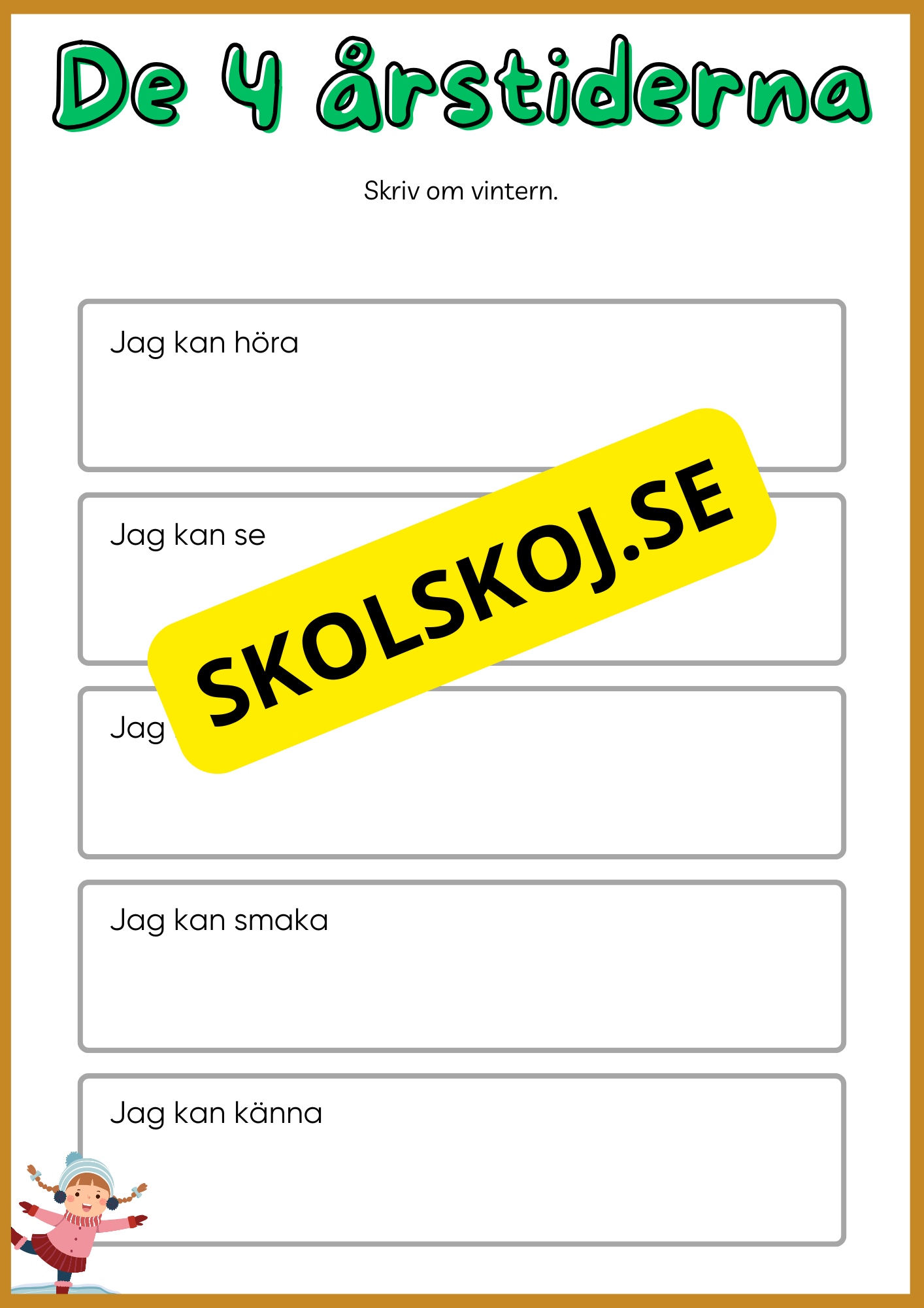De fyra årstiderna - Blandade uppgifter