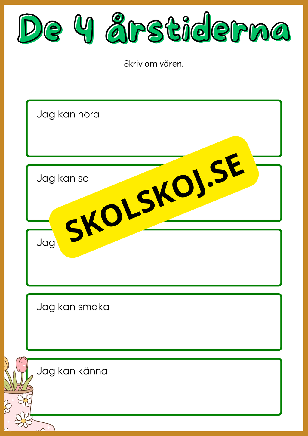 De fyra årstiderna - Blandade uppgifter