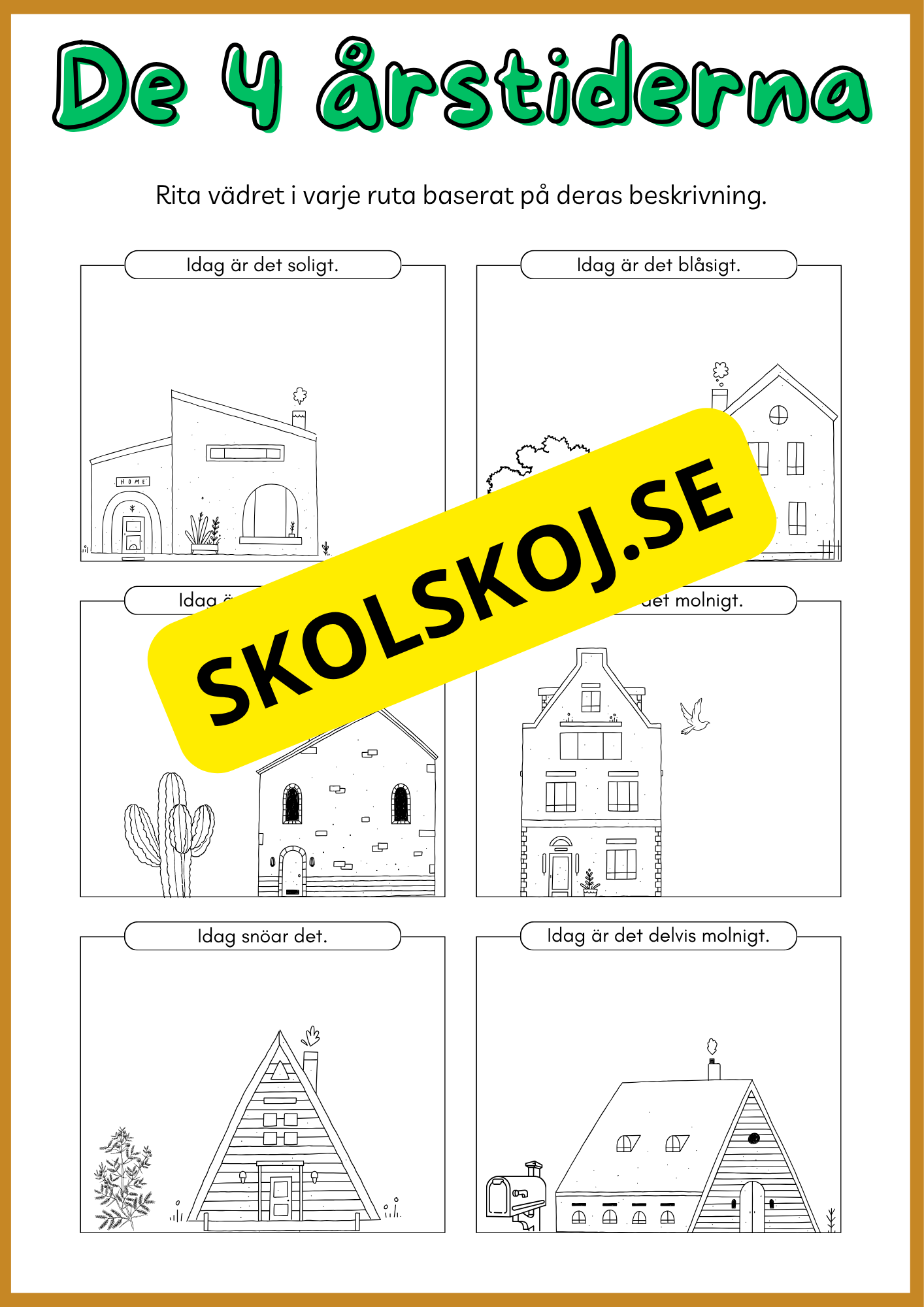 De fyra årstiderna - Blandade uppgifter