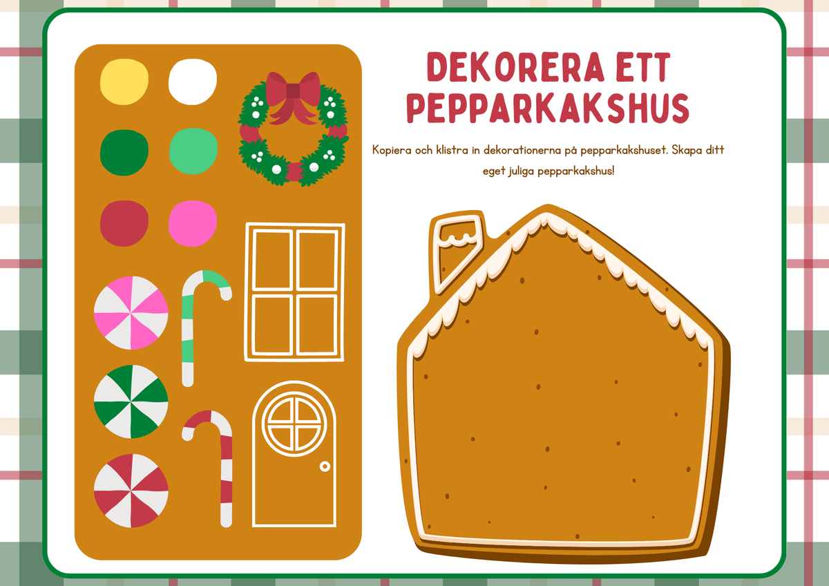 Dekorera ett pepparkakshus