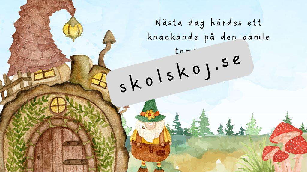 Den gamle tomtens vänskapsgåva - Läsförståelse + frågor