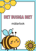 Det busiga biet - Målarbok