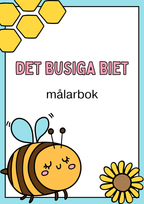 Det busiga biet - Målarbok