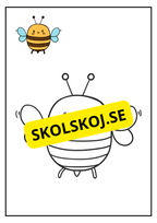 Det busiga biet - Målarbok