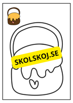 Det busiga biet - Målarbok
