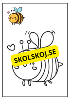 Det busiga biet - Målarbok