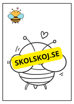 Det busiga biet - Målarbok