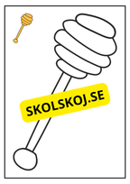 Det busiga biet - Målarbok